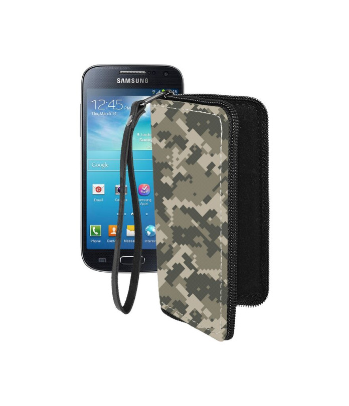Чохол-гаманець з екошкіри для телефону Samsung Galaxy S4 mini Duos (i9192)