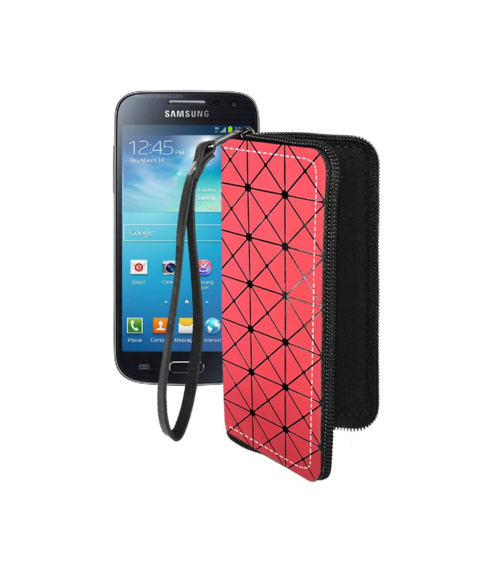 Чохол-гаманець з екошкіри для телефону Samsung Galaxy S4 mini Duos (i9192)