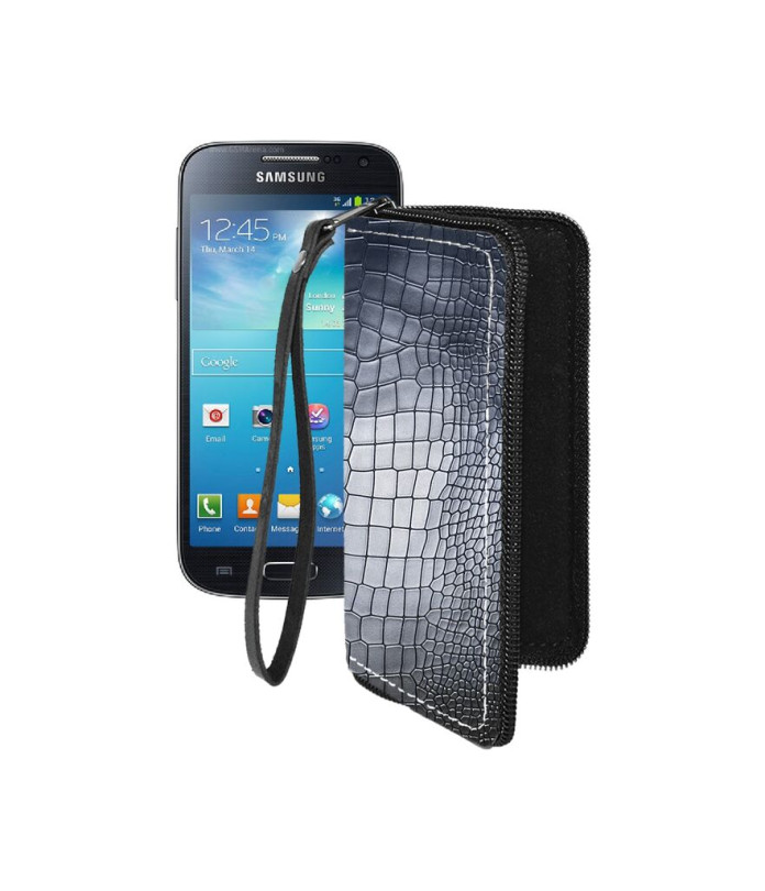 Чохол-гаманець з екошкіри для телефону Samsung Galaxy S4 mini Duos (i9192)