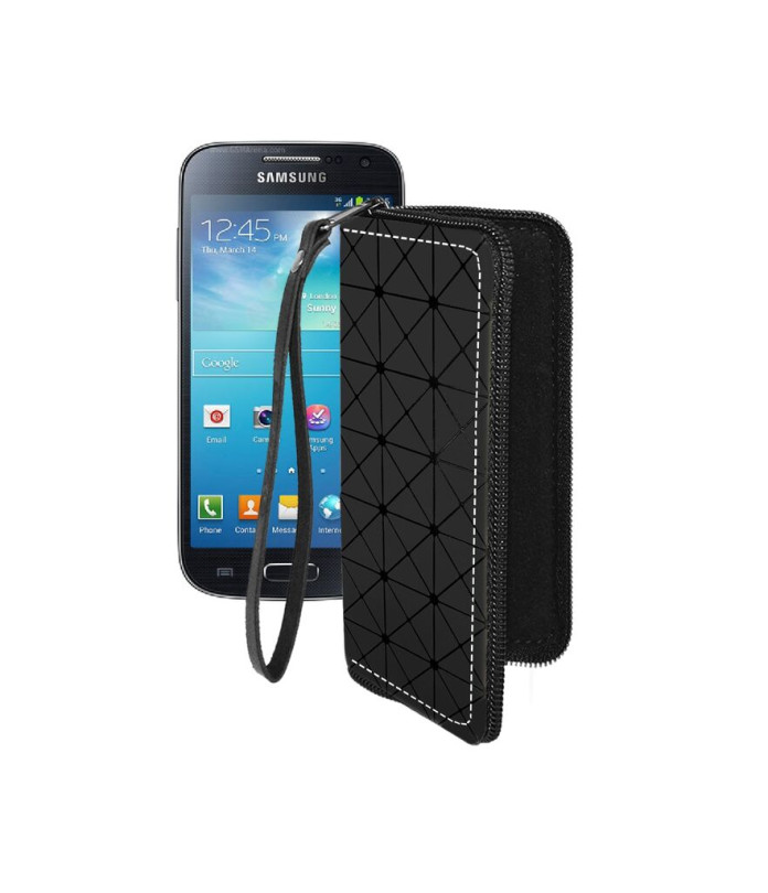 Чохол-гаманець з екошкіри для телефону Samsung Galaxy S4 mini Duos (i9192)