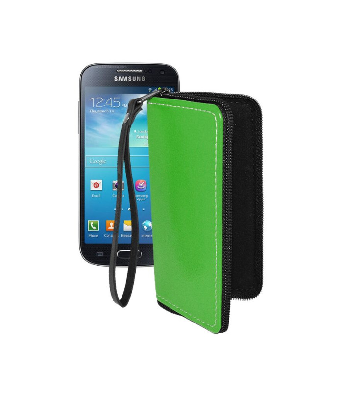 Чохол-гаманець з екошкіри для телефону Samsung Galaxy S4 mini Duos (i9192)