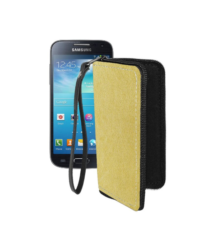 Чохол-гаманець з екошкіри для телефону Samsung Galaxy S4 mini Duos (i9192)