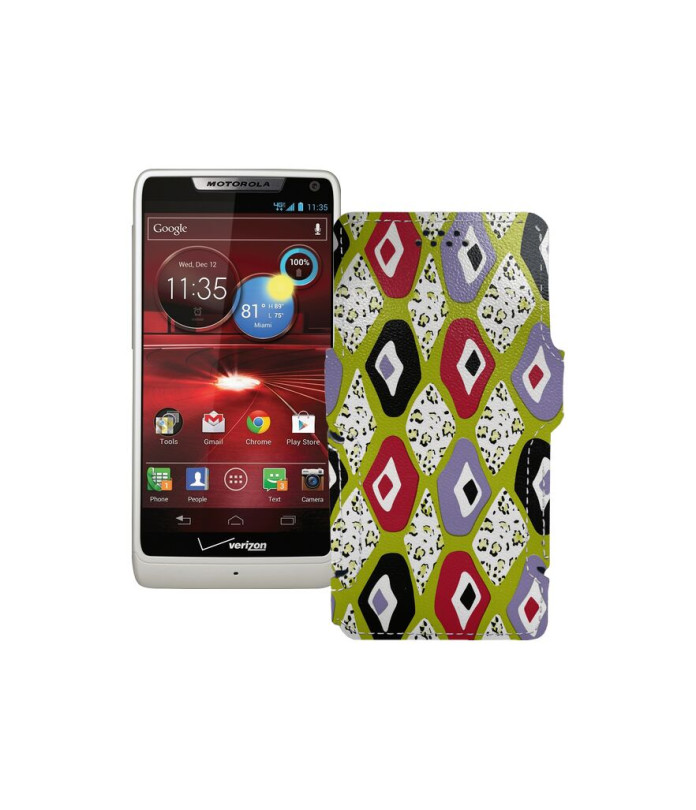 Чохол-книжка з екошкіри для телефону Motorola Droid RAZR M