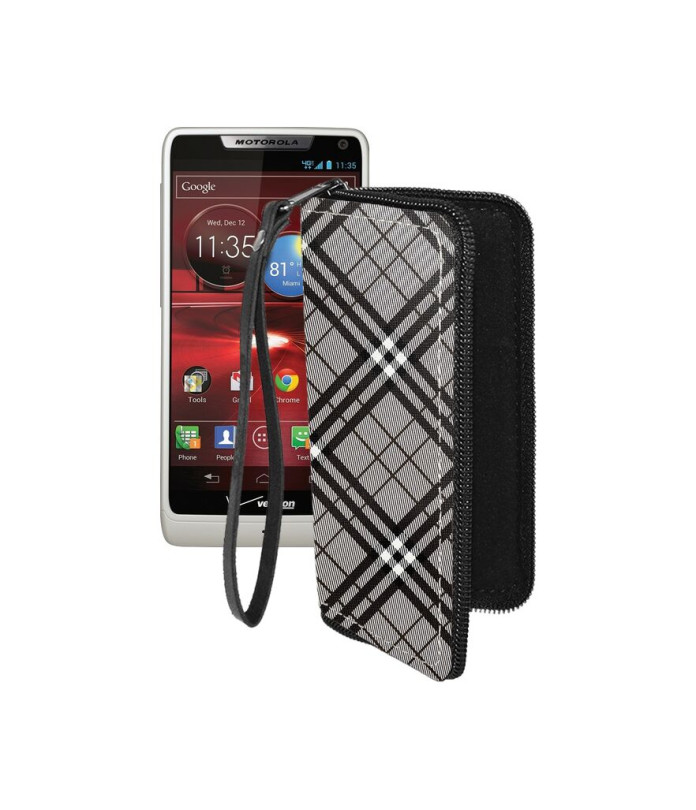 Чохол-гаманець з екошкіри для телефону Motorola Droid RAZR M