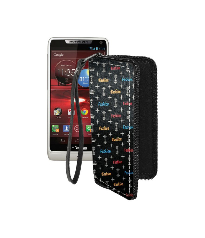 Чохол-гаманець з екошкіри для телефону Motorola Droid RAZR M