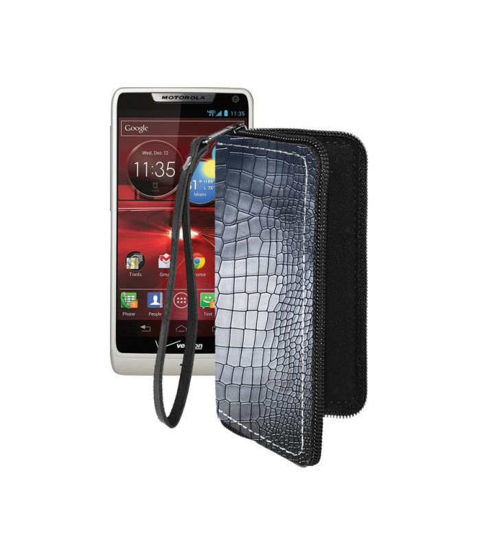 Чохол-гаманець з екошкіри для телефону Motorola Droid RAZR M