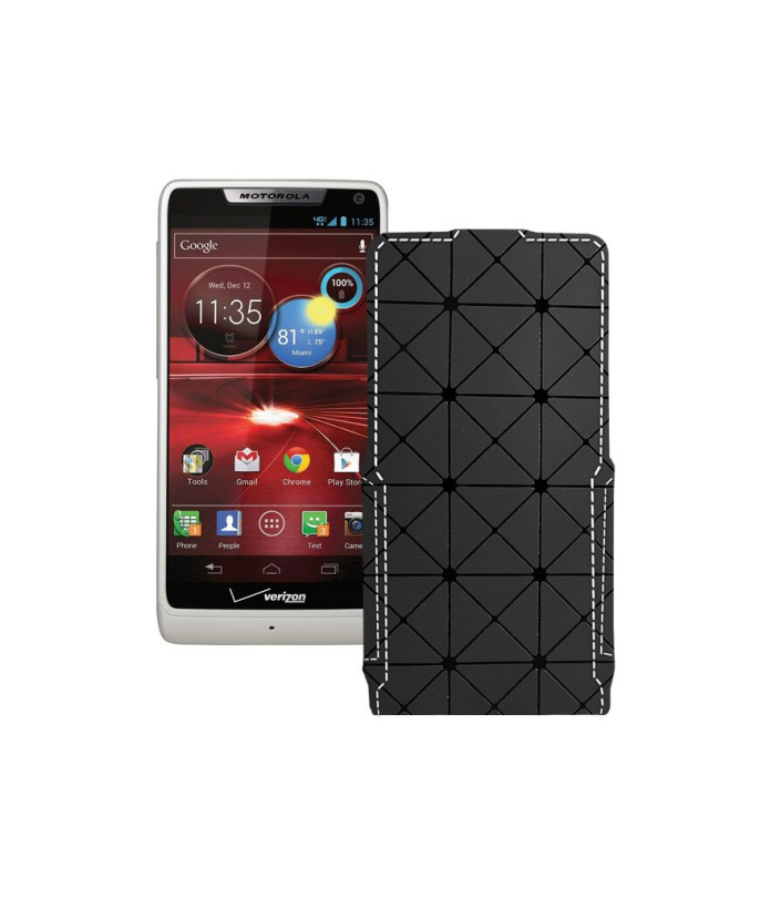 Чохол-флип з екошкіри для телефону Motorola Droid RAZR M