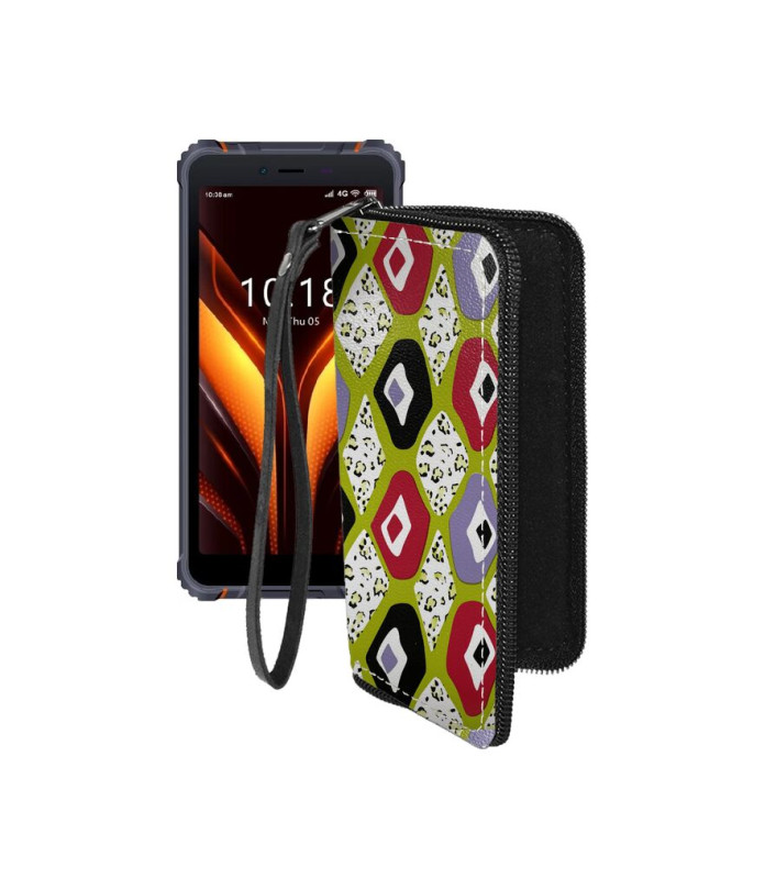 Чохол-гаманець з екошкіри для телефону ALIGATOR RX850