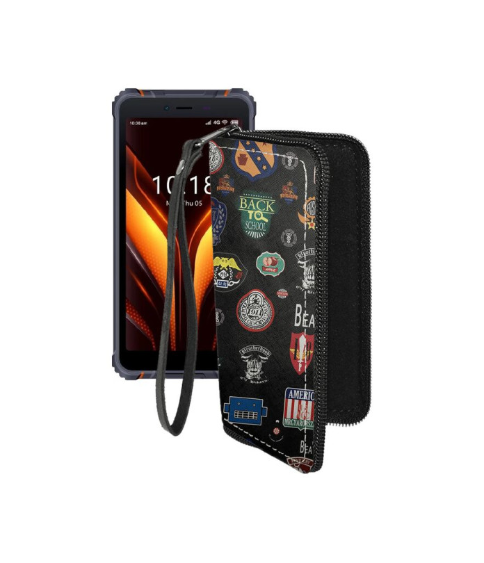 Чохол-гаманець з екошкіри для телефону ALIGATOR RX850