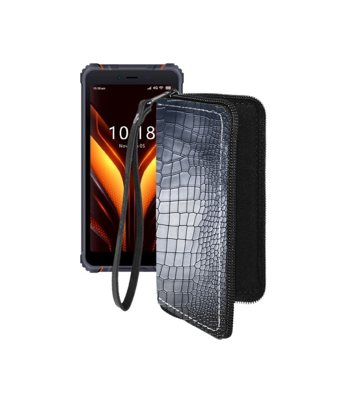 Чохол-гаманець з екошкіри для телефону ALIGATOR RX850