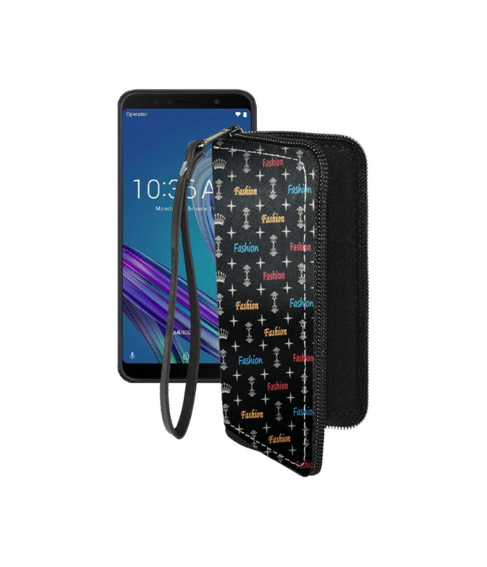 Чохол-гаманець з екошкіри для телефону Asus ZenFone Max Pro M1 ZB601KL/ZB633KL