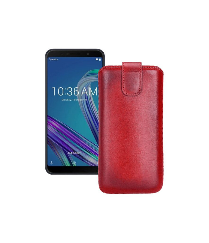 Витяжка з екошкіри для телефону Asus ZenFone Max Pro M1 ZB601KL/ZB633KL