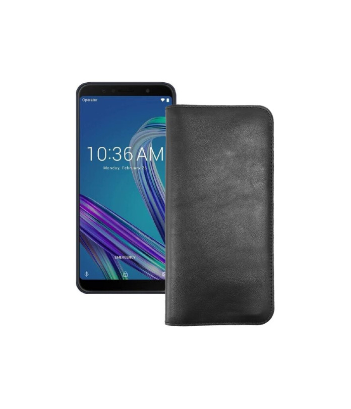 Портмоне з шкіри для телефону Asus ZenFone Max Pro M1 ZB601KL/ZB633KL