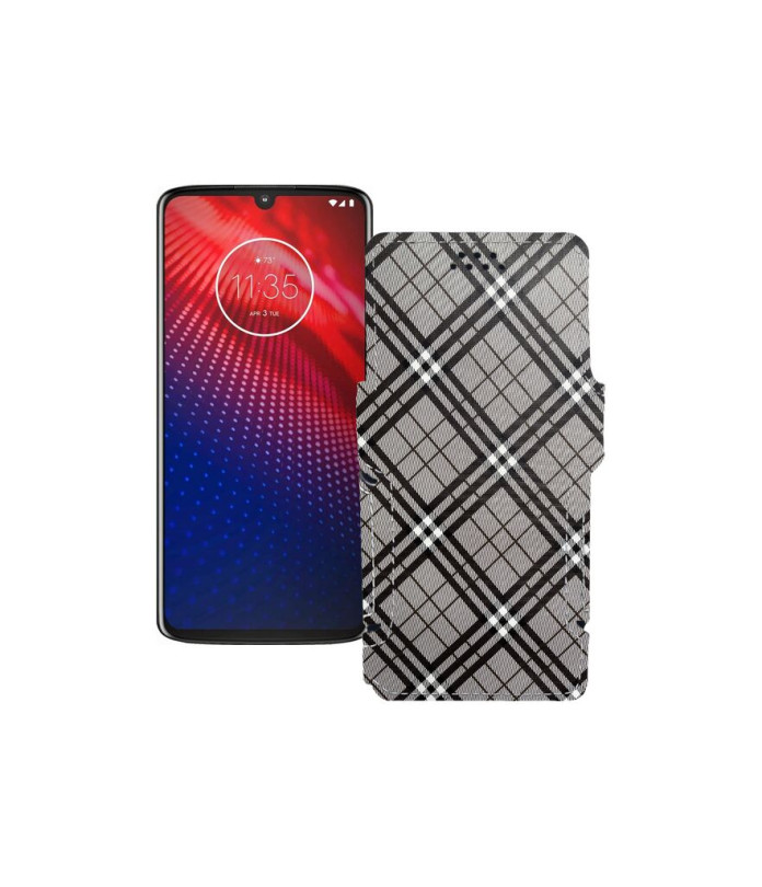 Чохол-книжка з екошкіри для телефону Motorola Moto Z4