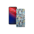 Чохол-флип з екошкіри для телефону Motorola Moto Z4