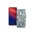 Чохол-книжка з екошкіри для телефону Motorola Moto Z4