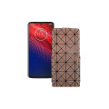 Чохол-флип з екошкіри для телефону Motorola Moto Z4