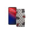 Чохол-книжка з екошкіри для телефону Motorola Moto Z4