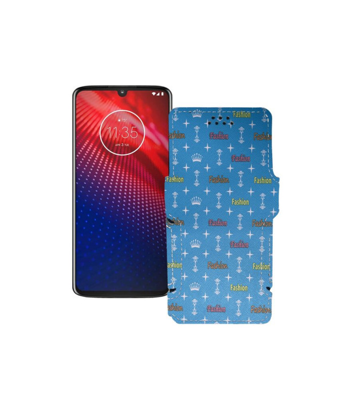 Чохол-книжка з екошкіри для телефону Motorola Moto Z4