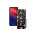 Чохол-флип з екошкіри для телефону Motorola Moto Z4