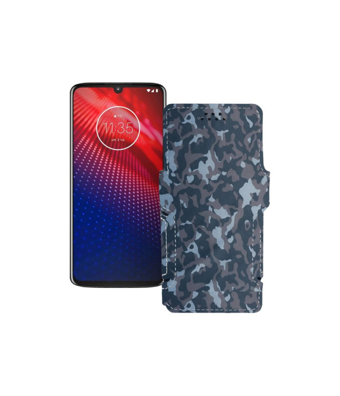 Чохол-книжка з екошкіри для телефону Motorola Moto Z4