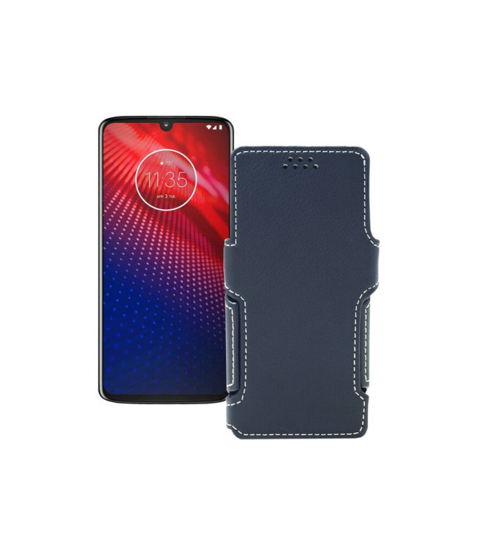 Чохол-книжка з екошкіри для телефону Motorola Moto Z4