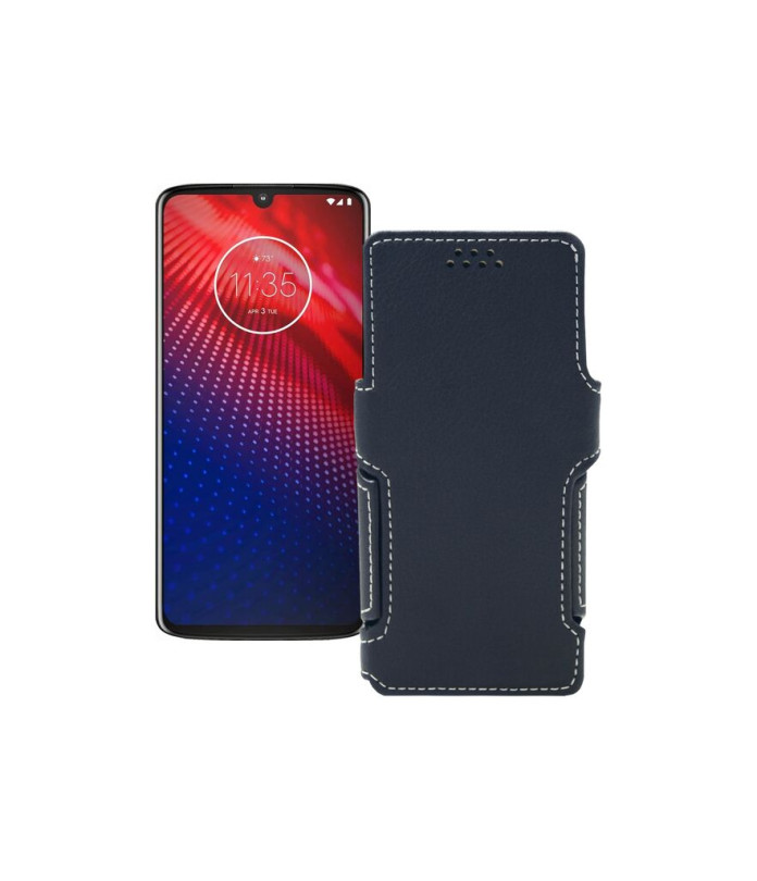 Чохол-книжка з екошкіри для телефону Motorola Moto Z4