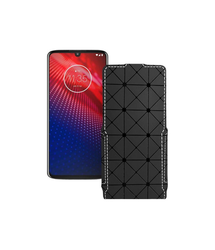 Чохол-флип з екошкіри для телефону Motorola Moto Z4