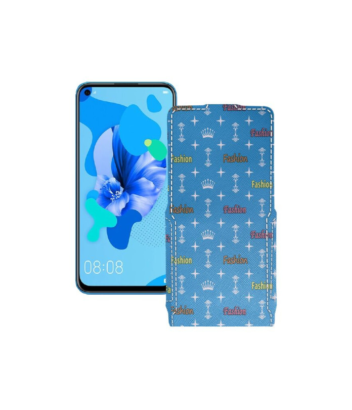 Чохол-флип з екошкіри для телефону Huawei nova 5i