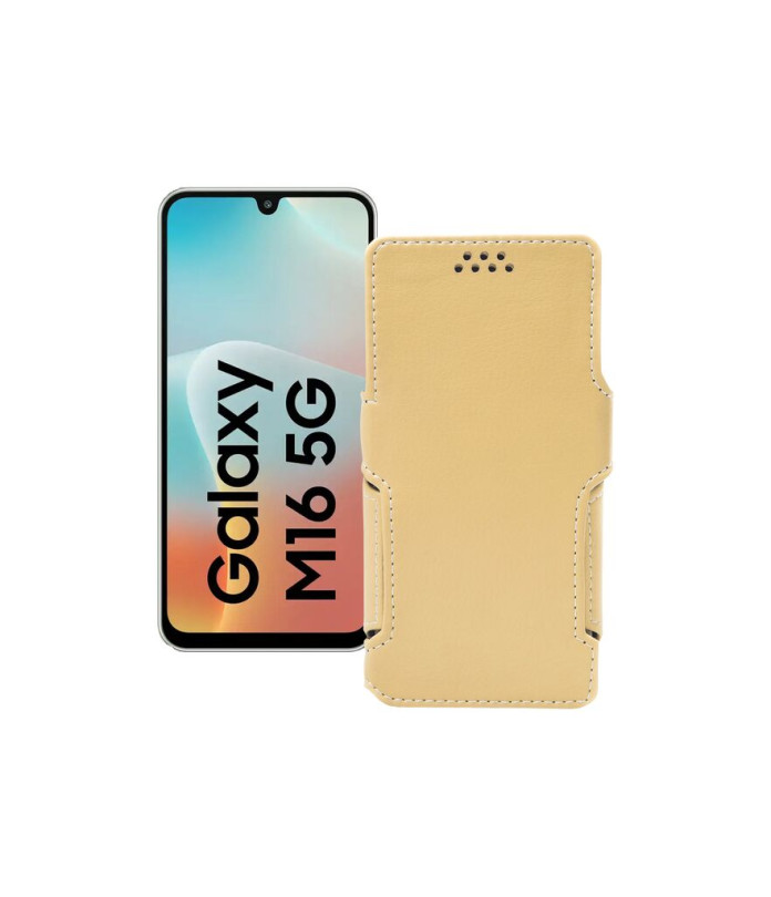 Чохол-книжка з екошкіри для телефону Samsung Galaxy M16 5G (M166)