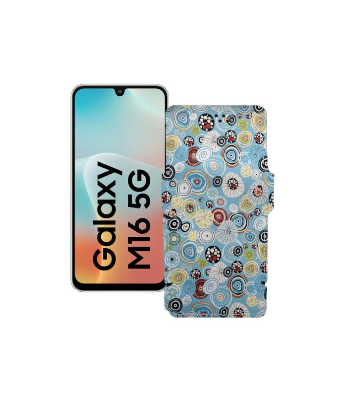Чохол-книжка з екошкіри для телефону Samsung Galaxy M16 5G (M166)