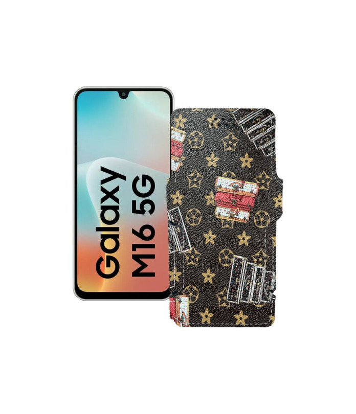 Чохол-книжка з екошкіри для телефону Samsung Galaxy M16 5G (M166)