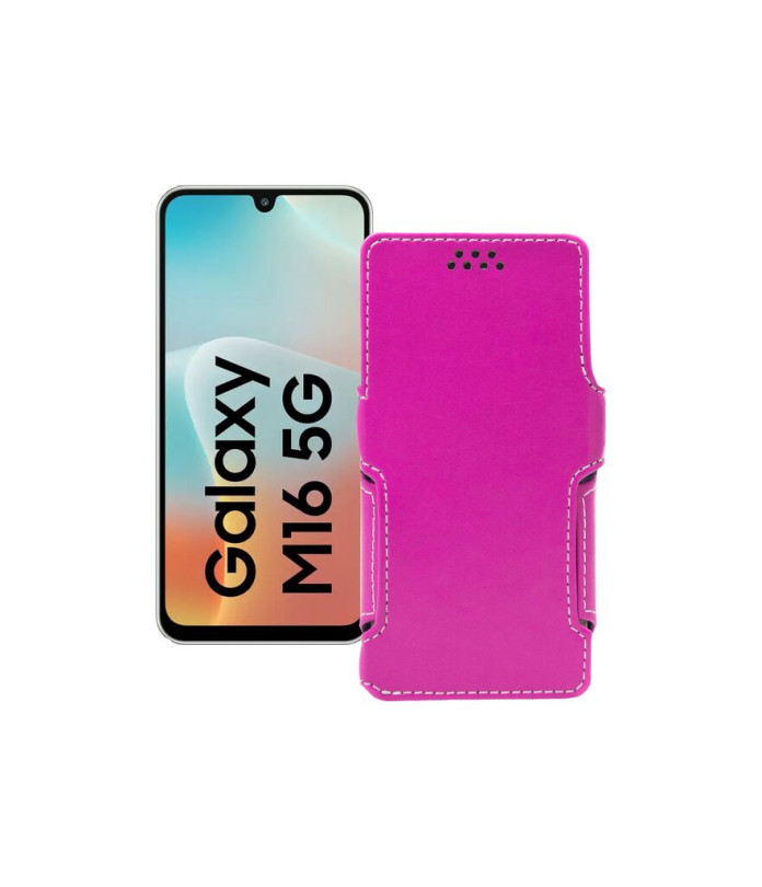 Чохол-книжка з екошкіри для телефону Samsung Galaxy M16 5G (M166)