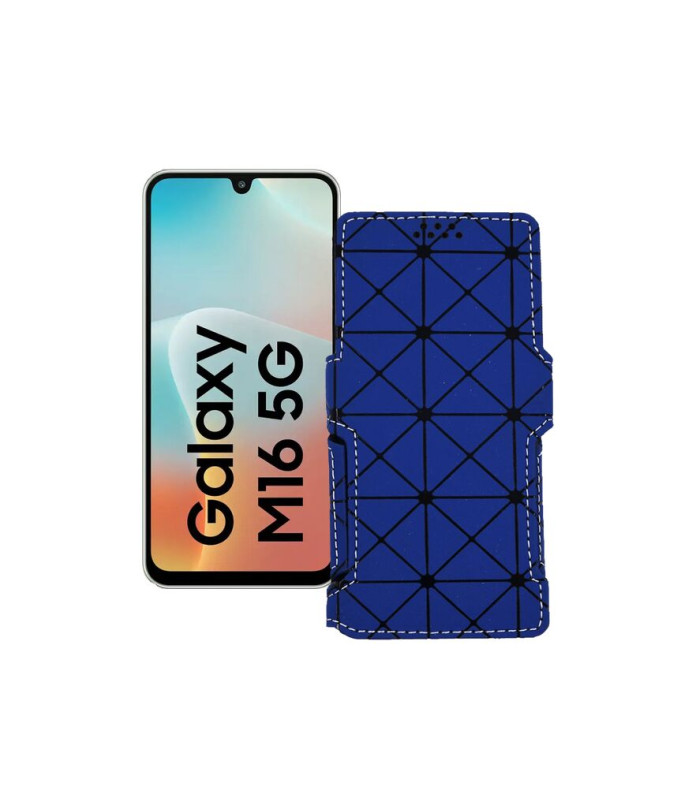 Чохол-книжка з екошкіри для телефону Samsung Galaxy M16 5G (M166)