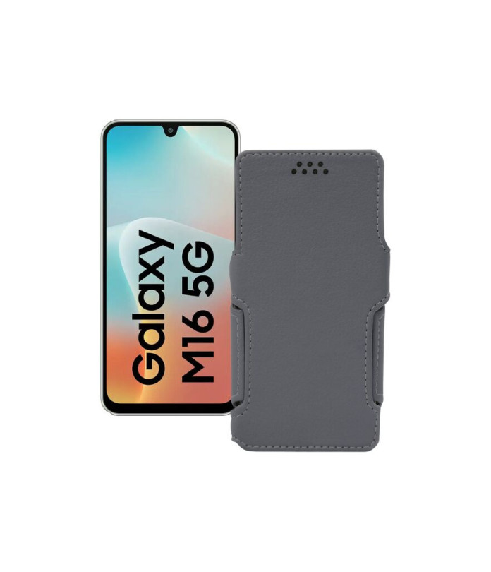 Чохол-книжка з екошкіри для телефону Samsung Galaxy M16 5G (M166)