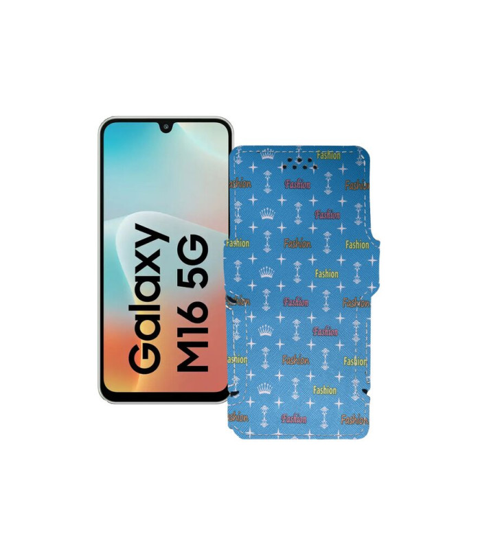 Чохол-книжка з екошкіри для телефону Samsung Galaxy M16 5G (M166)