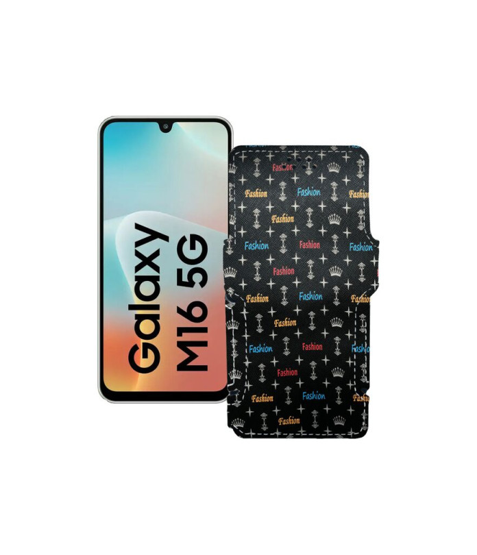 Чохол-книжка з екошкіри для телефону Samsung Galaxy M16 5G (M166)