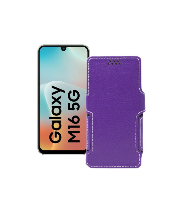 Чохол-книжка з екошкіри для телефону Samsung Galaxy M16 5G (M166)