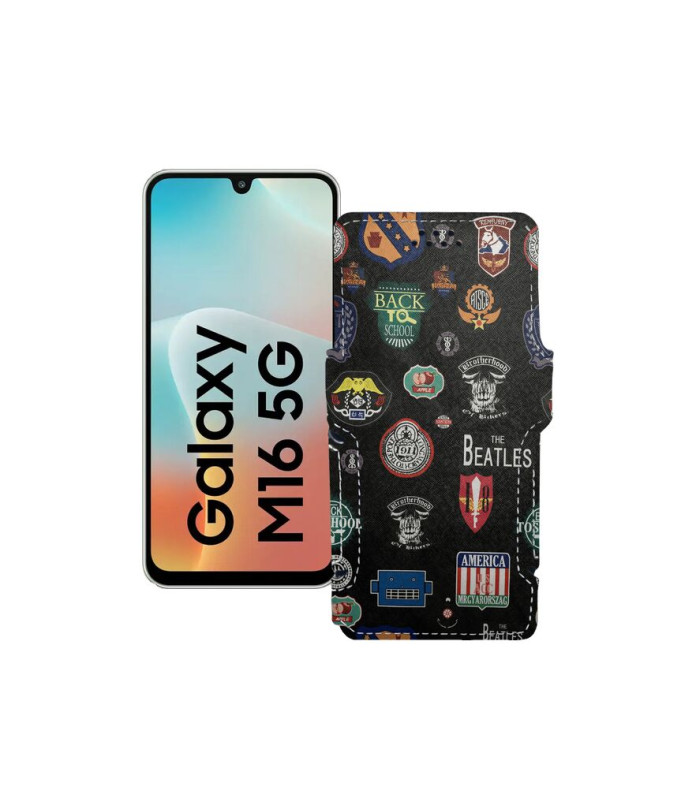 Чохол-книжка з екошкіри для телефону Samsung Galaxy M16 5G (M166)