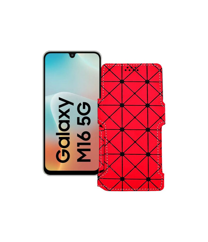 Чохол-книжка з екошкіри для телефону Samsung Galaxy M16 5G (M166)