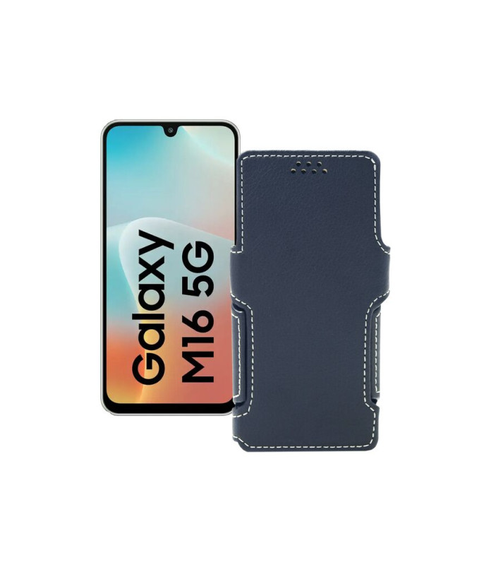 Чохол-книжка з екошкіри для телефону Samsung Galaxy M16 5G (M166)