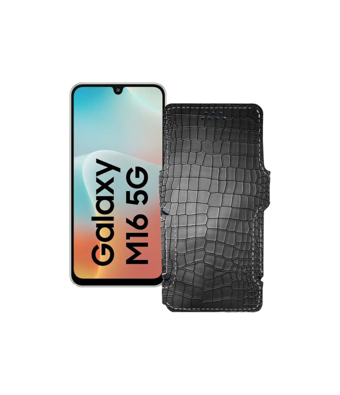 Чохол-книжка з екошкіри для телефону Samsung Galaxy M16 5G (M166)