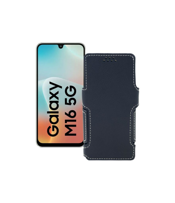 Чохол-книжка з екошкіри для телефону Samsung Galaxy M16 5G (M166)