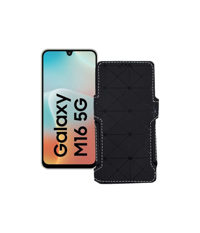 Чохол-книжка з екошкіри для телефону Samsung Galaxy M16 5G (M166)