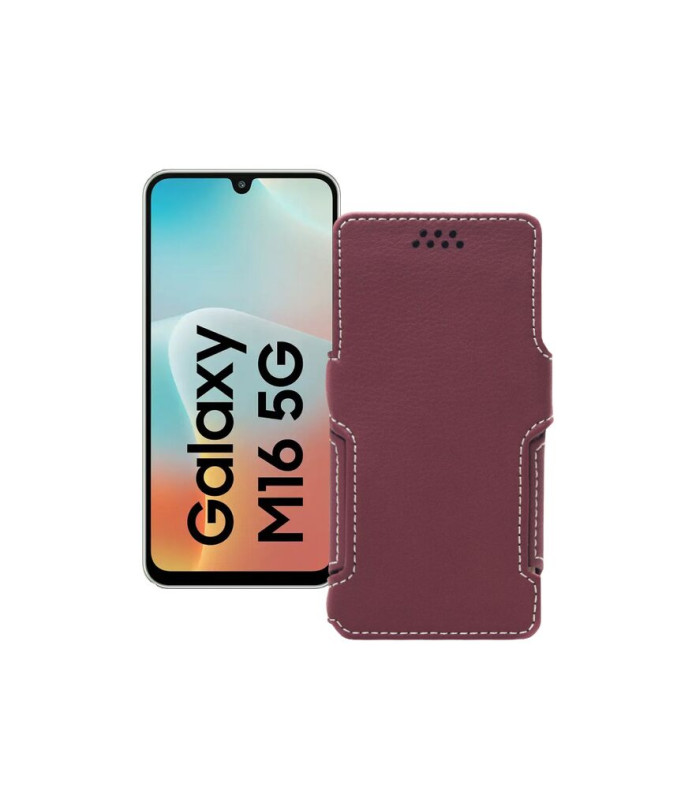 Чохол-книжка з екошкіри для телефону Samsung Galaxy M16 5G (M166)