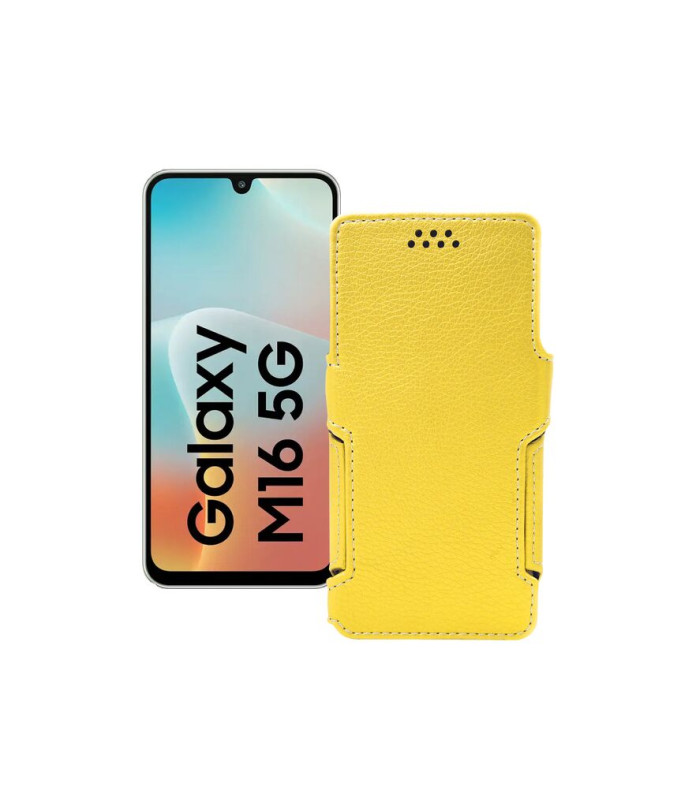 Чохол-книжка з екошкіри для телефону Samsung Galaxy M16 5G (M166)
