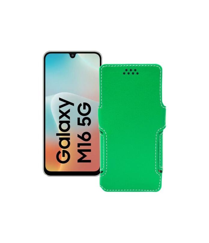 Чохол-книжка з екошкіри для телефону Samsung Galaxy M16 5G (M166)