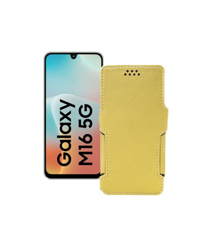 Чохол-книжка з екошкіри для телефону Samsung Galaxy M16 5G (M166)