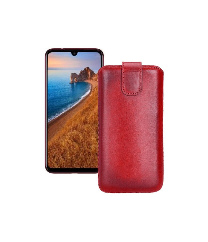 Витяжка з екошкіри для телефону Xiaomi Redmi 8A Pro