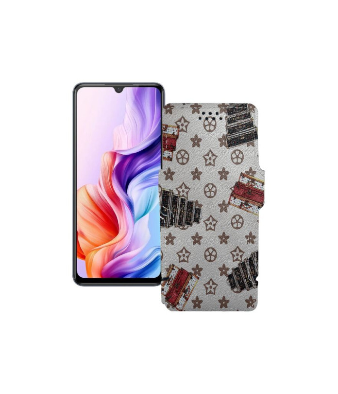 Чохол-книжка з екошкіри для телефону ZTE Nubia V70 Max